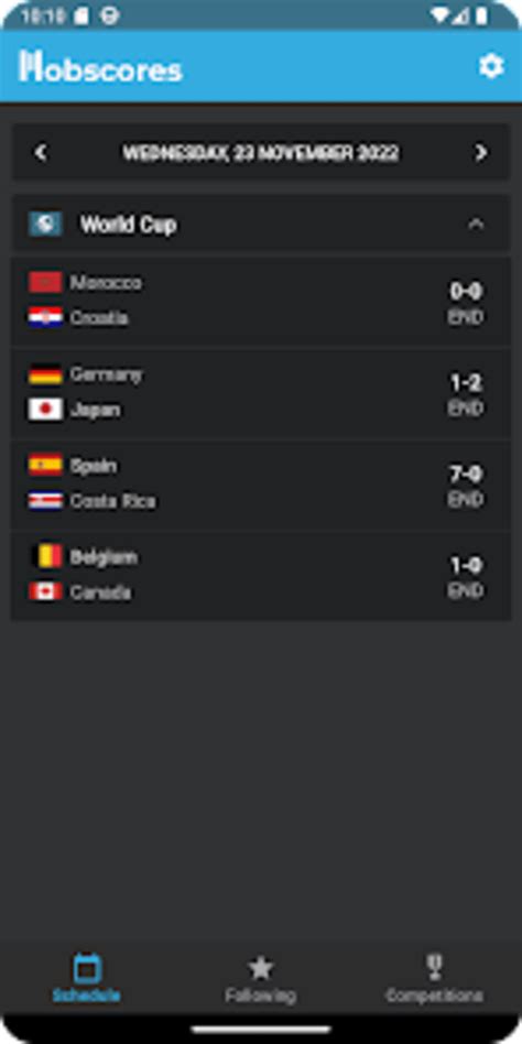 MobScores: Soccer Live Scores .